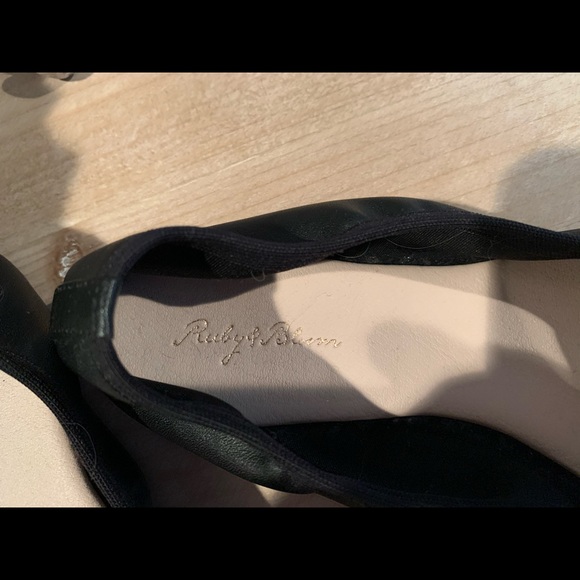 Ruby & Bloom Black flats great condition, worn a couple times - Picture 4 of 4